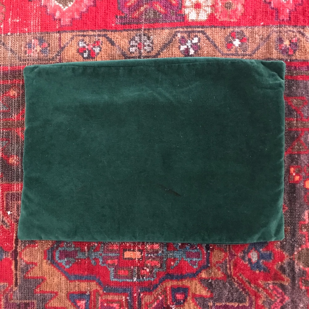Velvet pillow cover